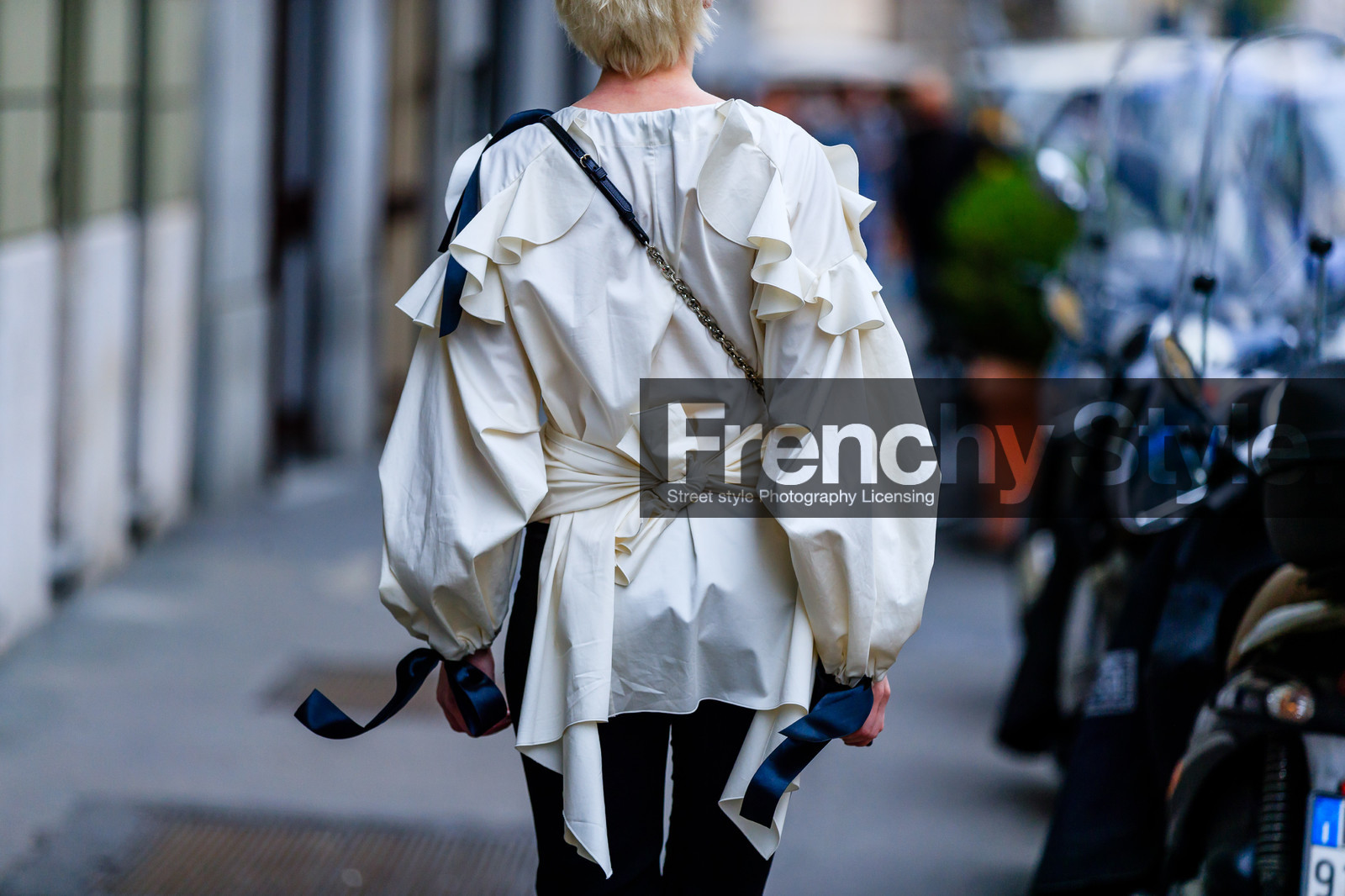 atmosphere details, back detail, bow, detail, fashion week, frenchystyle, FW, horizontal, jonathan paciullo, MFW, MILAN, SPRING SUMMER 2017, SS 17, street style, white shirt