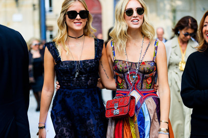 atmosphere details, black dress, chiara ferragni, choker, christian dior, detail, drawings, embroidered dress, embroideries, fashion week, floral, flowers, frenchystyle, FW, graphic bag, graphic dress, graphic skirt, horizontal, jonathan paciullo, leather bag, long hair, multicolor dress, necklace, PARIS, PFW, printed bag, printed dress, printed skirt, red bag, see through, SPRING SUMMER 2018, SS 18, street style, studs, sunglasses, valentina ferragni