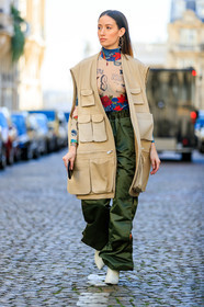 alexandra guerain, leather shoes, trousers, white shoes, fashion week, frenchystyle, FW, jonathan paciullo, street style, PFW, PARIS, AUTUMN WINTER 2019-2020, AW 19-20, FALL WINTER 2019-2020, FW 19-20, vertical, full length