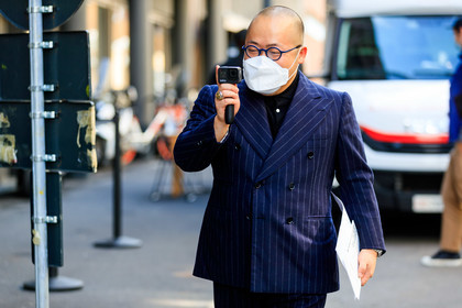 covid face mask, street style, jonathan paciullo, FW, frenchystyle, fashion week, MFW, MILAN, SPRING SUMMER 2021, SS 21, horizontal, atmosphere details, detail