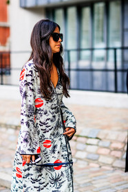 atmosphere details, detail, fashion week, floral, flowers, frenchystyle, FW, japanese print, jonathan paciullo, LFW, LONDON, printed dress, SPRING SUMMER 2018, SS 18, street style, vertical, white dress