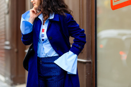 atmosphere details, AUTUMN WINTER 2016-2017, AW 16-17, blue coat, blue pants, blue shirt, crop top, detail, FALL WINTER 2016-2017, fashion week, frenchystyle, FW, FW 16-17, HAUTE COUTURE, horizontal, jonathan paciullo, men shirt, MENSWEAR, PARIS, PFW, printed t shirt, street style, trousers, white t shirt