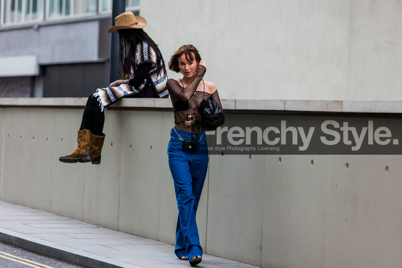 fashion week, frenchystyle, FW, jonathan paciullo, street style, SPRING SUMMER 2022, SS 22, LFW, LONDON, horizontal, full length, atmosphere details